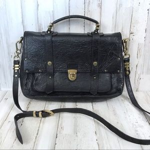 orYANY textured Leather messenger bag